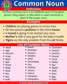 Define noun