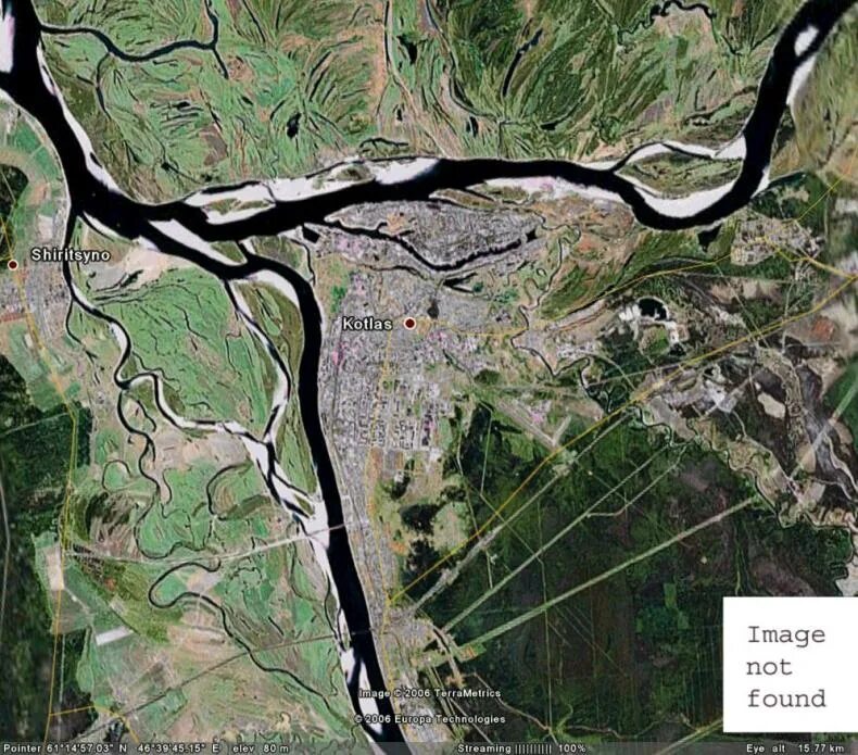 сыктывкар со спутника