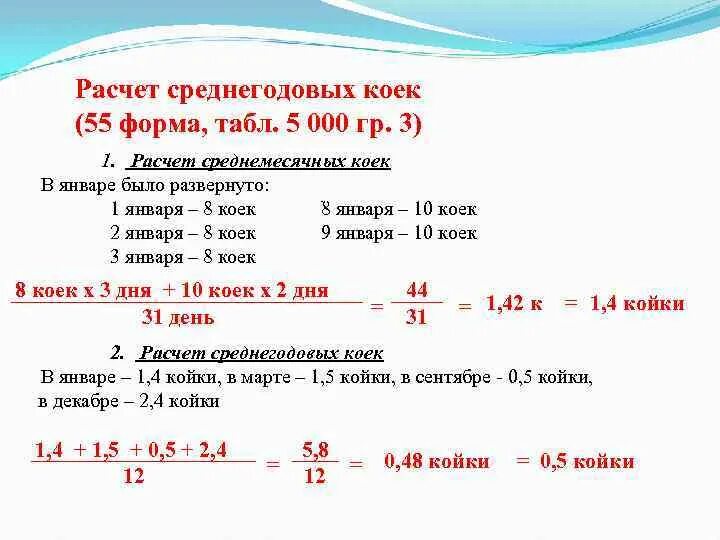 Расчет среднегодовых коек. Как посчитать среднегодовую койку. Как рассчитать среднегодовые койки. Как рассчитать среднегодовое число коек в стационаре. Среднегодовая койка в стационаре