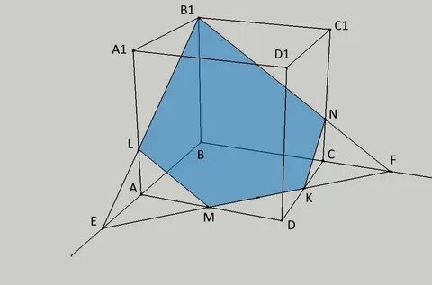 Многогранник abcda1b1c1d1
