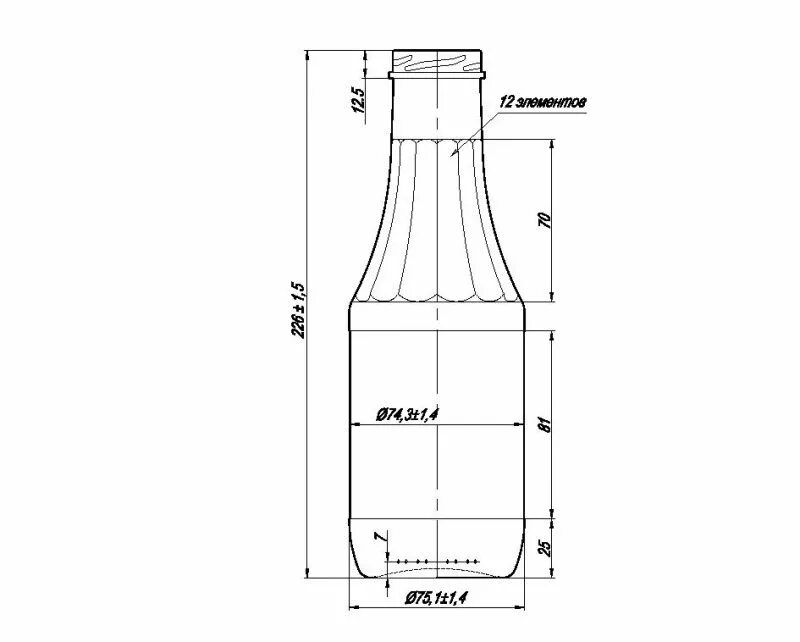 Размер этикетки на бутылку. Чертеж бутылки. Пластиковая бутылка чертеж. Литровая бутылка чертеж.