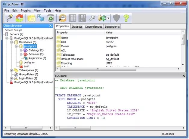 Psql connection