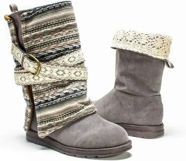 Muk Luks Women's Nikki Belt Wrapped Boot Ankle & Bootie. 