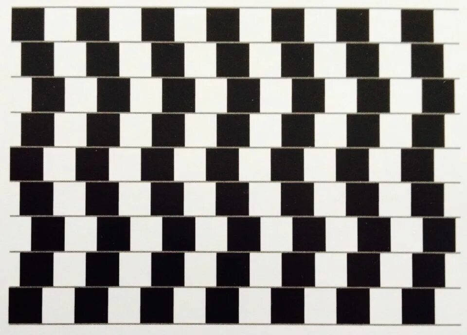 эффект рубичева-хольтона. иллюзия прямых линий. абстрактные иллюзии. иллюзия конца отряды. обман зрения и оптические иллюзии.