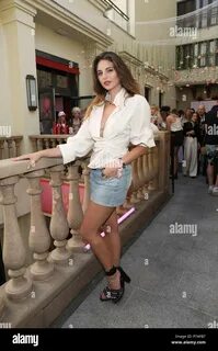 BEL AIR, LOS ANGELES, CALIFORNIA, USA - OCTOBER 30: Model Carina Zavline ar...