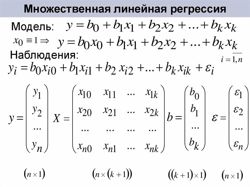 Формула множественной линейной регрессии. Множественная линейная регресси. Модель множественной регрессии. Множественная регрессия и линейная регрессия. Множественные исследования