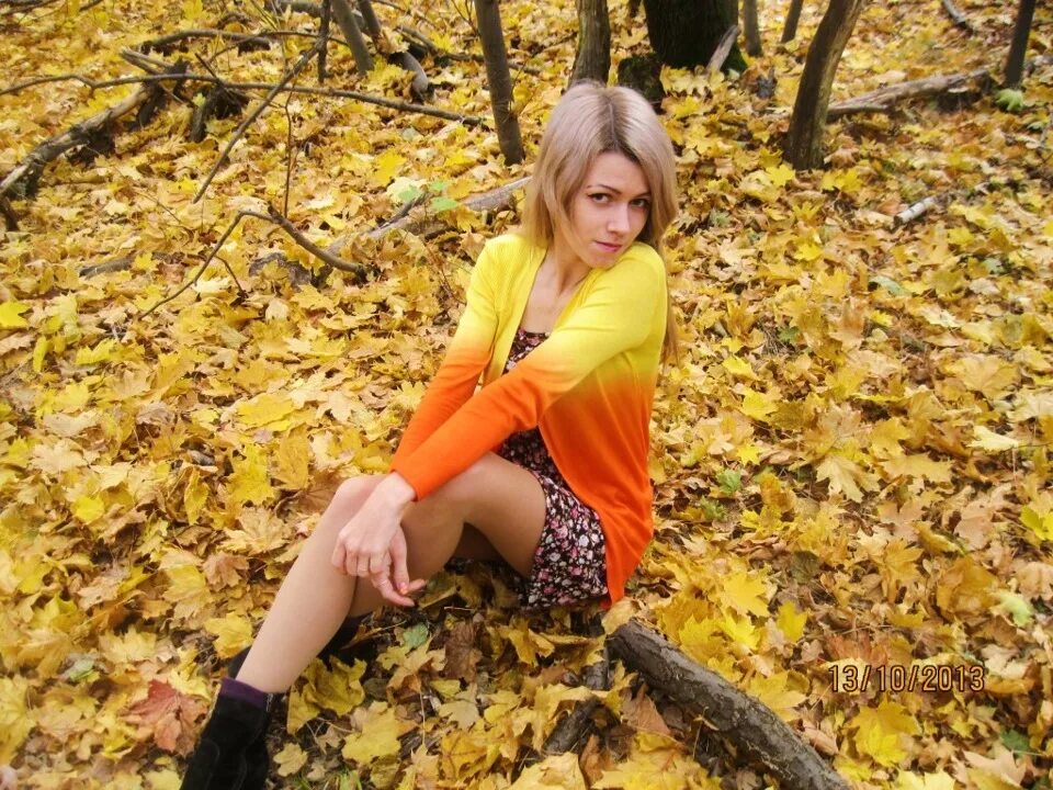 Осень 2013 год. Моя фотосессия. Осенняя фотосессия в парке кожаная куртка. Кумыска девочка. Золотко мое фотосессии.