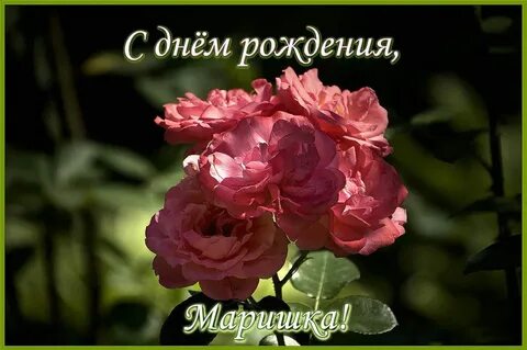 Дорогой мариночке с днем рождения