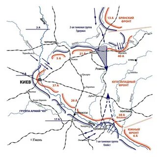 Карта наступления
