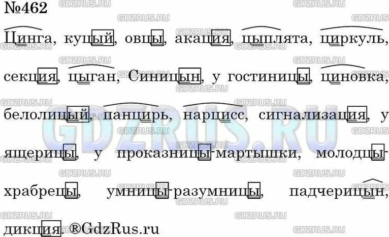 Русский язык 5 класс ладыженская упр 462