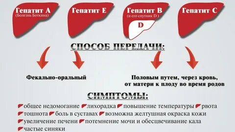 Разновидности гепатита