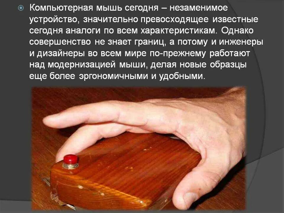 Сообщение на тему компьютерная мышь