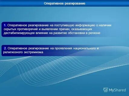 Оперативное реагирование