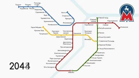 Схема метро нижний новгород 2024 года