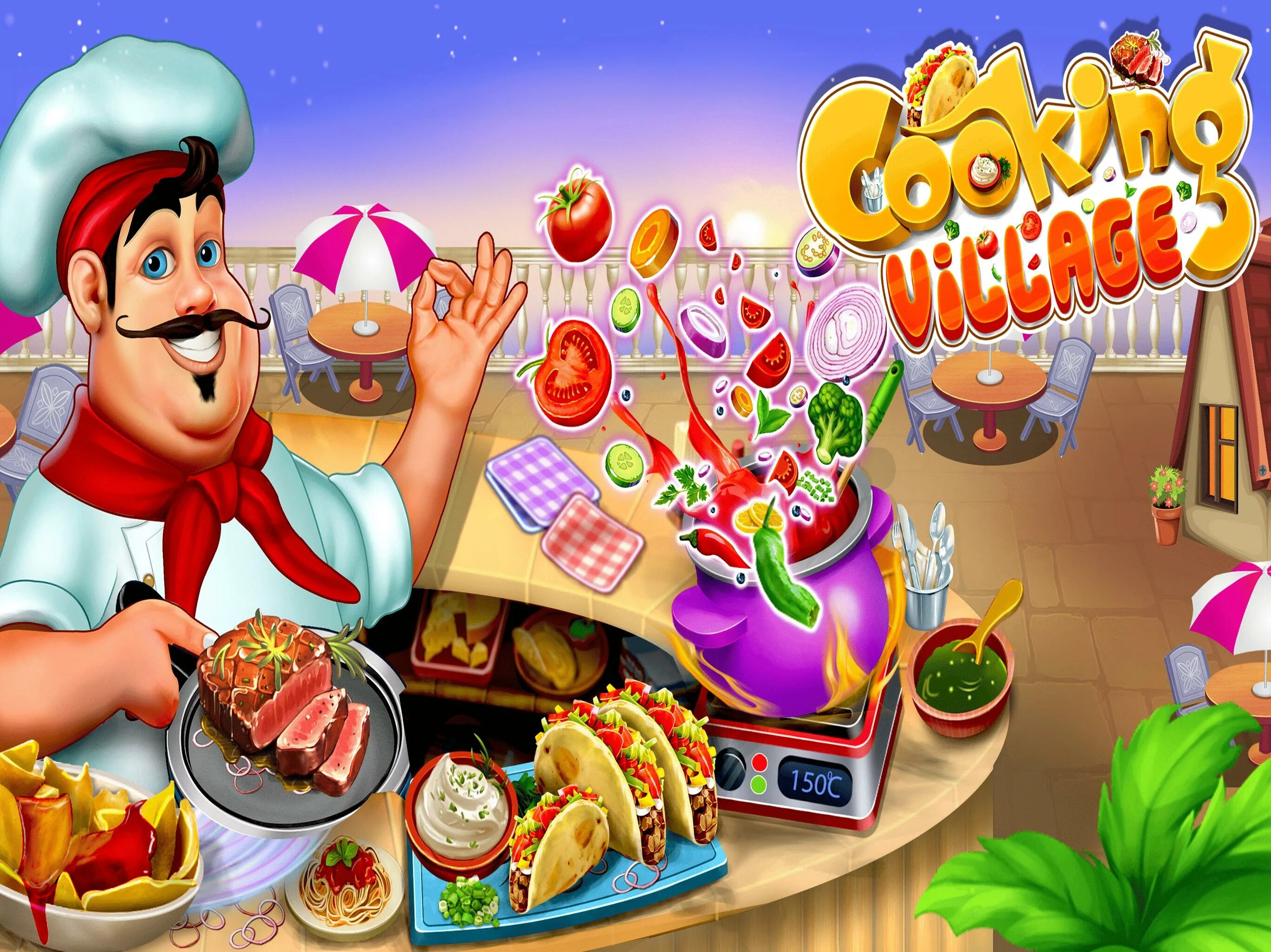 Cooking игра. Игра Cooking Life. Игра кулинария с сосисками тортами. Village Cooking.