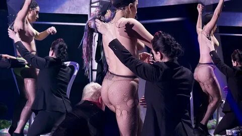 Slideshow lady gaga nude on stage.