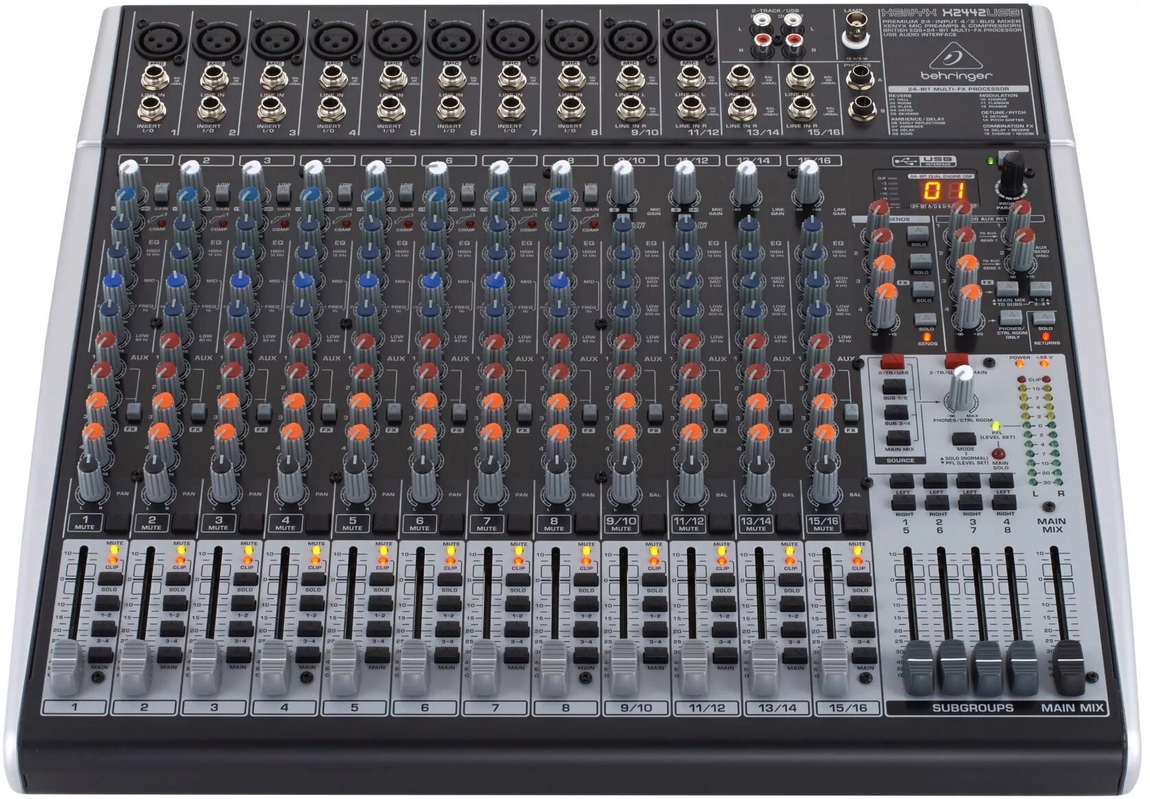 Микшер Behringer 2442. Behringer микшер 4 mono. Микшерный пульт Behringer 2442usb вес. Пульты Behringer XENYX x2442usb схематика.