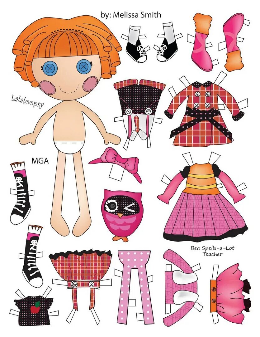Кукла из бумаги с одеждой. Одежда для кукол. Вырезать куколок