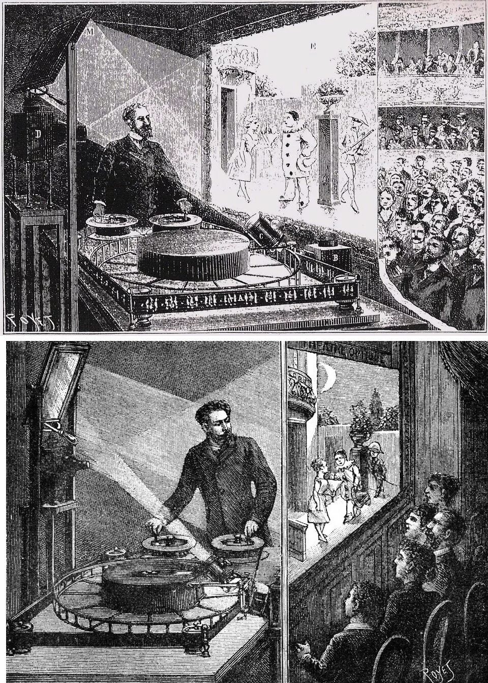Оптический театр 12 букв. Эмиль рейно оптический театр. 1892 эмиль рейно оптический театр. эмиль рейно в 1892 году. 8 декабря 1844 эмиль рейно.
