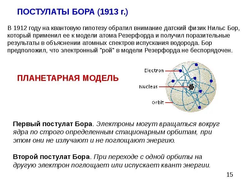 Ядерная модель Резерфорда Бора. Структура атома Резерфорда. Ядерная модель атома Резерфорда 1911. Планетарная модель Бора-Резерфорда. Постулат стационарных орбит