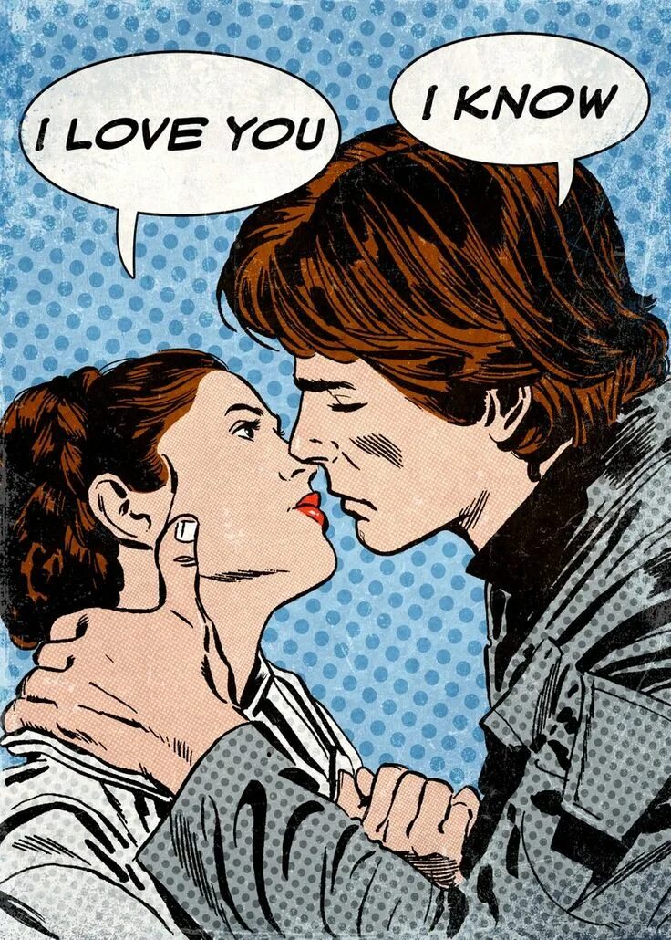 Love in know. Комиксы про любовь. постер «you &amp; me». i love you i know star wars.