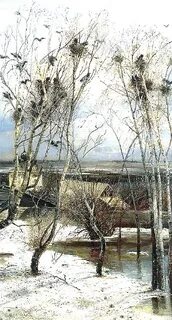 Репин грачи прилетели