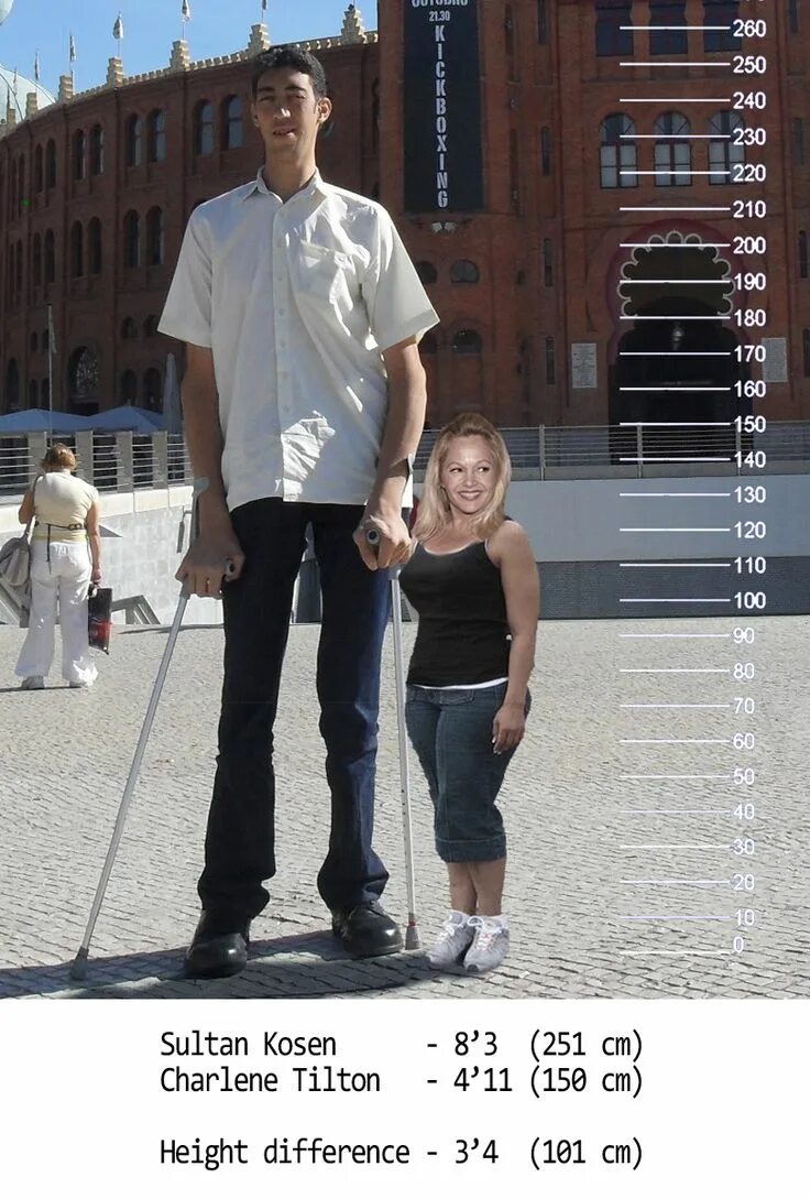 Самый высокий парень. Height difference