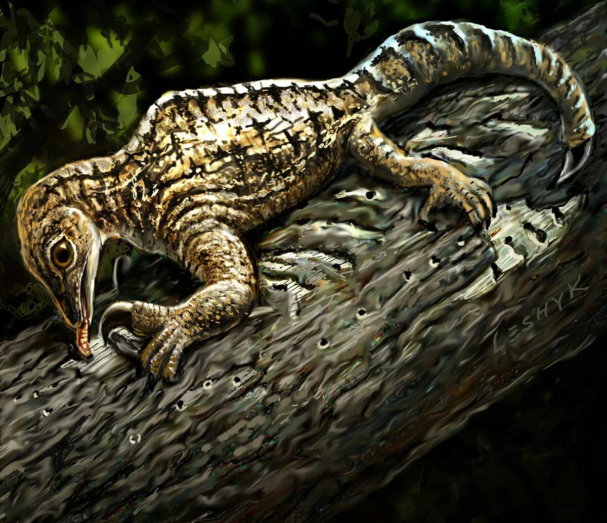 Динозавры это ящеры. Drepanosaurus unguicaudatus. Хилономус рептилия. Варан динозавр. Ящеры Триасового периода.