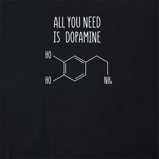 Женская футболка "Dopamine" цвет черный.