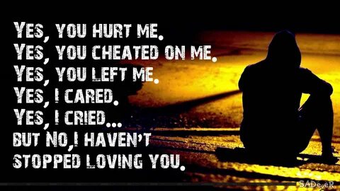 Loving can hurt