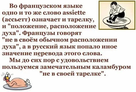 Не в своей тарелке значение фразеологизма