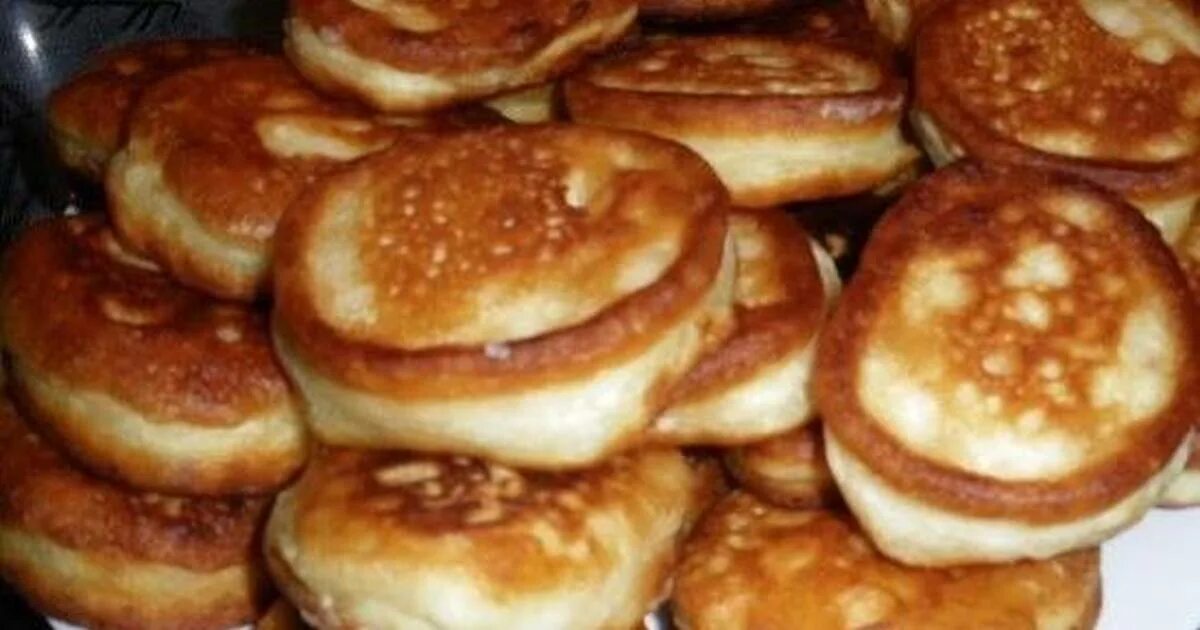 Оладьи на кефире с быстродействующими дрожжами