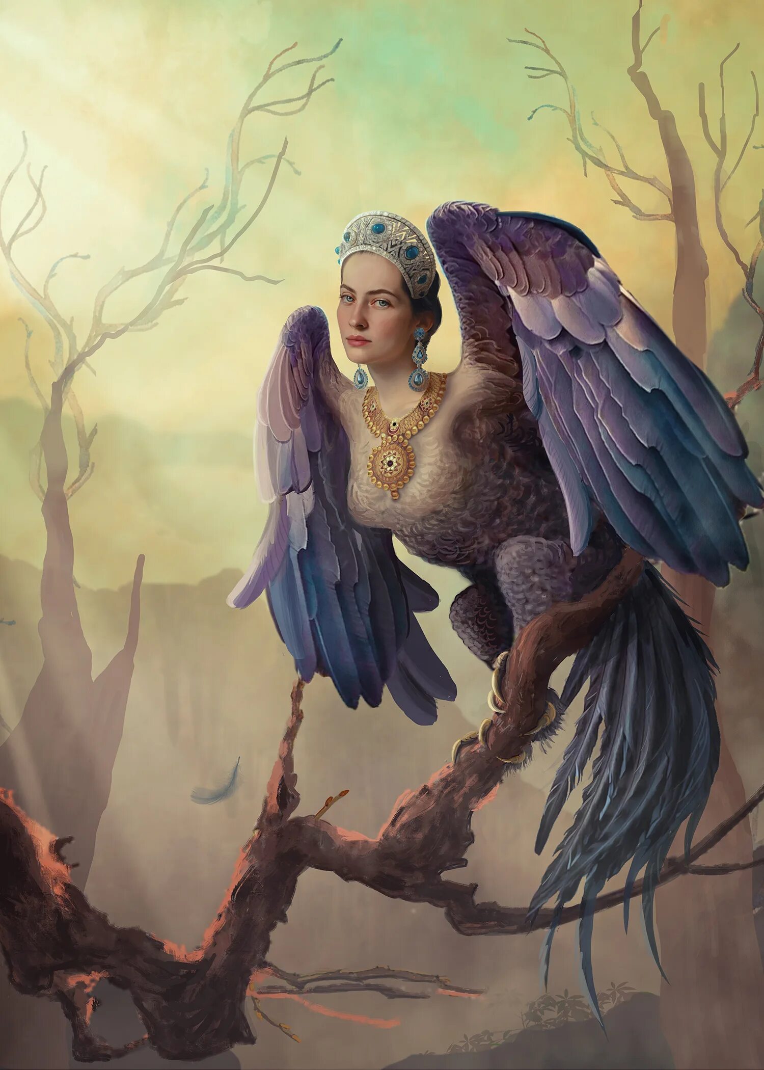 Птица сирин феникс , гамаюн. Птица с головой девушки. Сирена и гарпия. Славянская мифология сирин и алконост. Гамаюн шишкин.