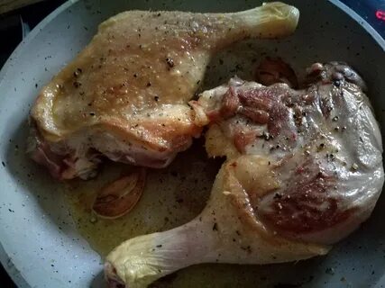 Сколько жарится ножка курицы