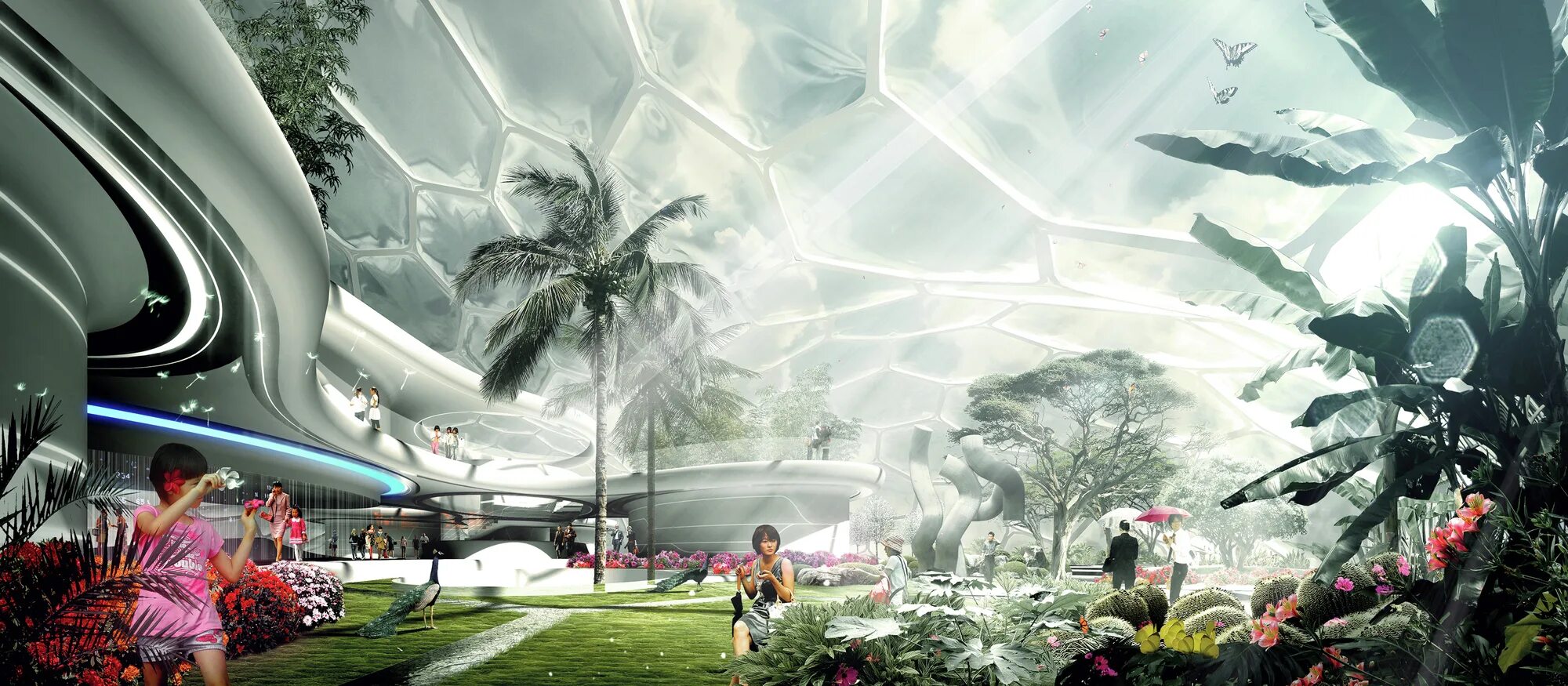 Homes of the future. Природа будущего. Растения будущего. Город под куполом. Будущее.