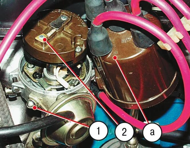 Настроить карбюратор зажигание. Выставить электронное зажигание на ВАЗ 2106. Зажигание ВАЗ 2106. Зажигание ВАЗ 2105 трамблер. Бегунок трамблера ВАЗ 2106 электронное зажигание.