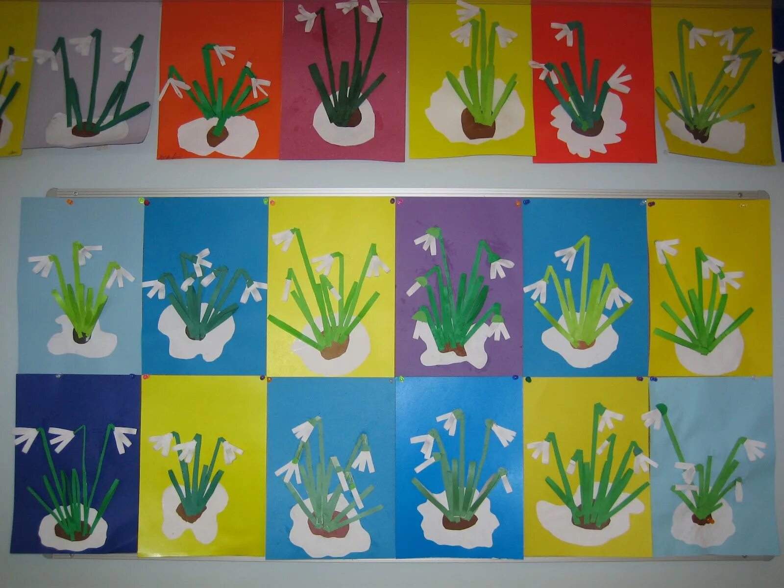 Аппликация первоцветы примула гиацинт. Весенние аппликации в детском саду. Поделки в средней группе на тему первоцветы. Поделки весной с детьми. Весенние цветы технология 4 класс