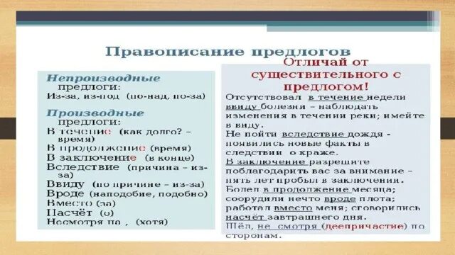 Прежде непроизводный предлог