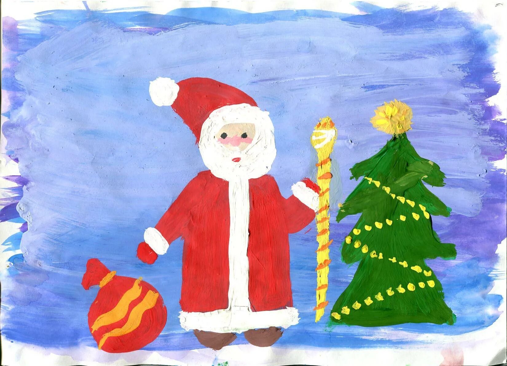Детские новогодние рисунки. Новогодний рисунок 6 класс. Рисование Деда Мороза в подготовительной группе. Новогодний рисунок для детей 7 лет. День рождения Деда Мороза рисование в подготовительной.