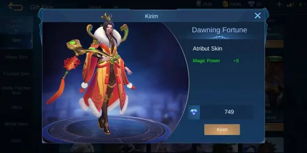 Skin down. Мобайл легенд ЛО Йи скин. Luo yi mobile Legends. Коллектор на ЛО Йи mobile Legends. .Облик Lunar Fest в мобайл Легенда.