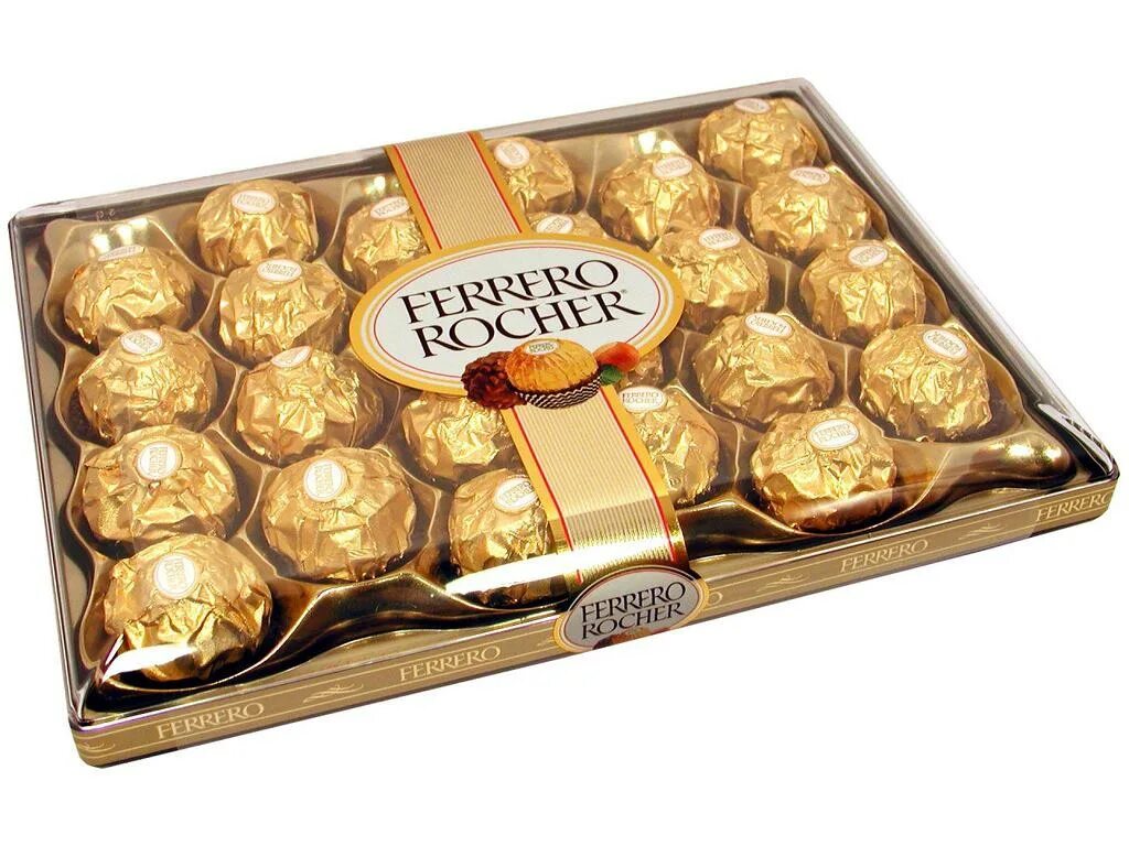 Как называется коробка конфет. Конфеты ferrero rocher 300г.