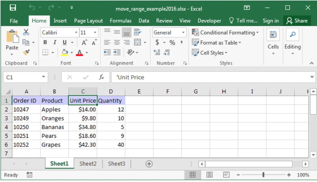 Xlsx примеры