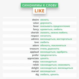 Как переводится на русский i like