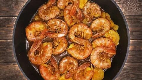 Королевские креветки на сковороде вкусный рецепт