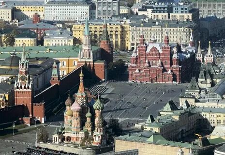Красная площадь вид сверху