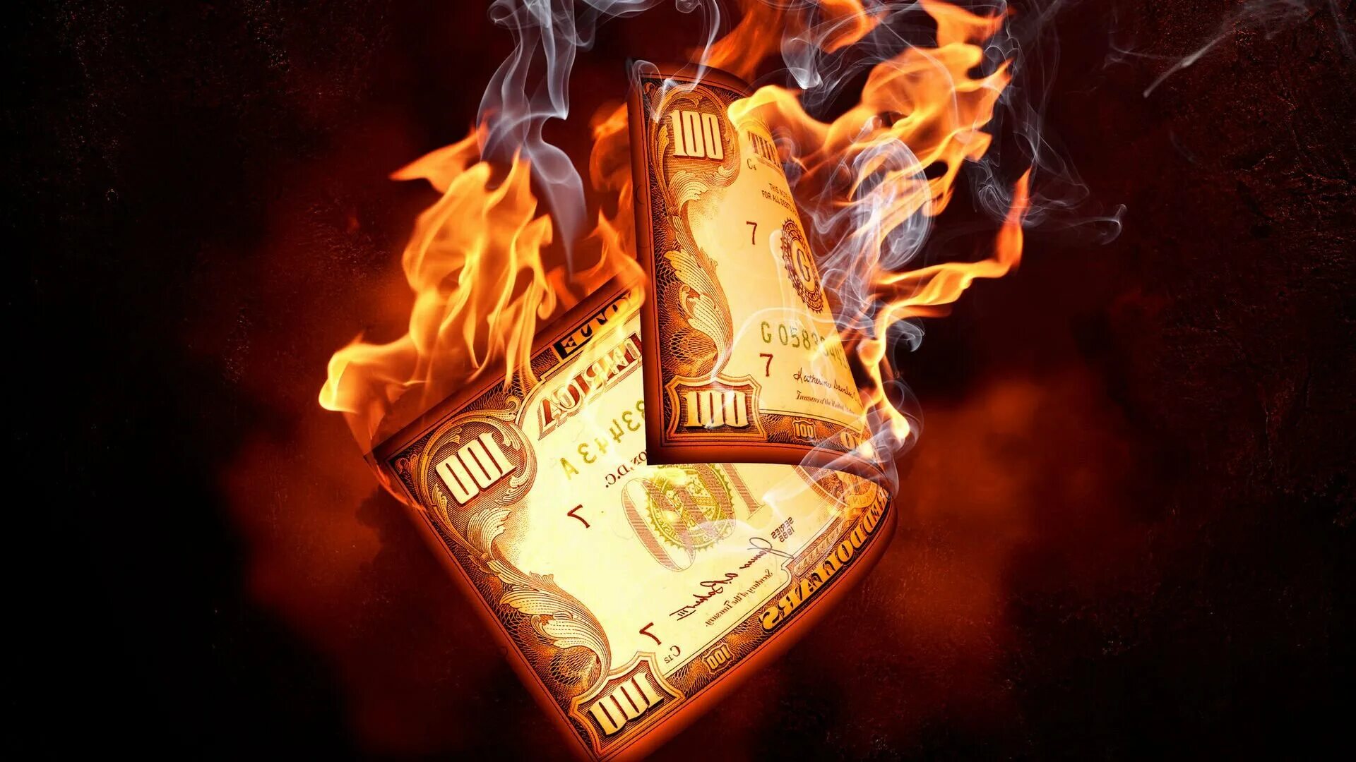 Доллар в огне. Доллар горит. Горящие купюры. Деньги горят в огне. Цветы деньги и огонь