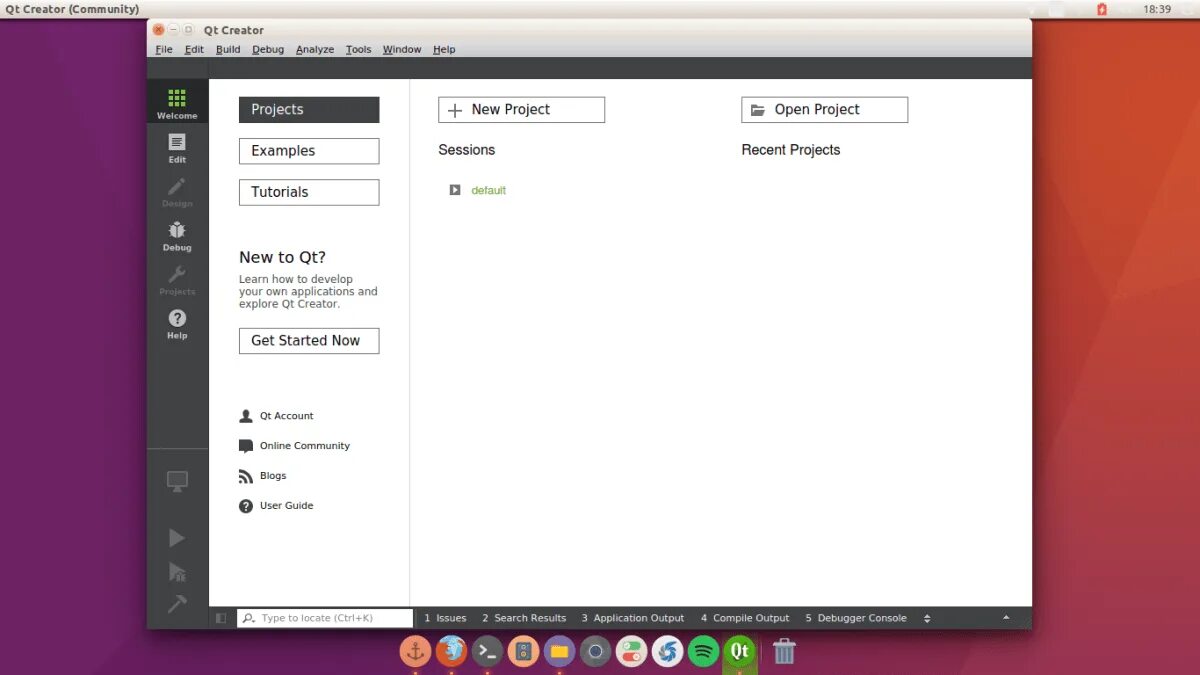 Установка qt creator. Qt creator интерфейс. qt linux. qt ubuntu. qt creator linux.