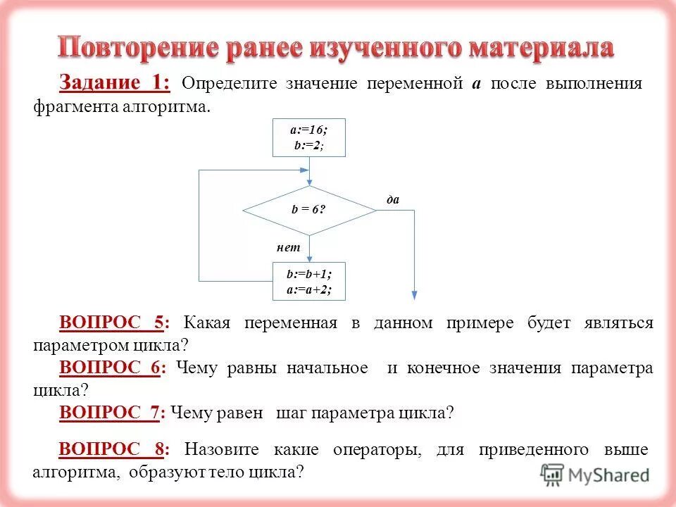 Определите значение переменной с после. После выполнения алгоритма. Определите значение переменных. Определите значение переменных после выполнения алгоритмов.