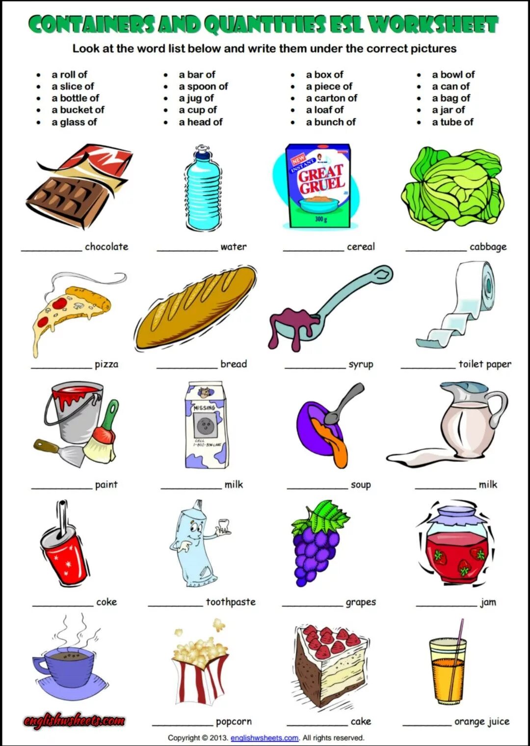 Quantities and Containers в английском. Containers в английском языке упражнения. Контейнеры англ яз упражнения. Емкости на английском упражнения. Fill in carton jar bottle bowl