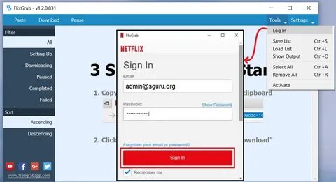 Netflix downloader